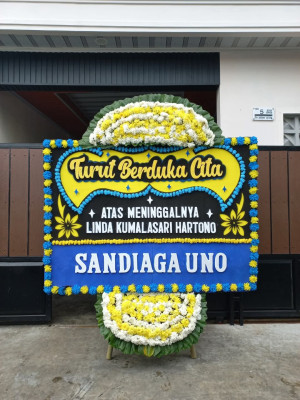 Papan Bunga Duka di Bandarkedungmulyo